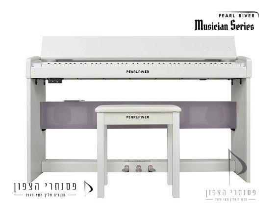 פסנתר חשמלי לבן F-13