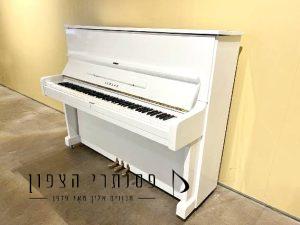 פסנתר יד שניה ימאהה U1 לבן