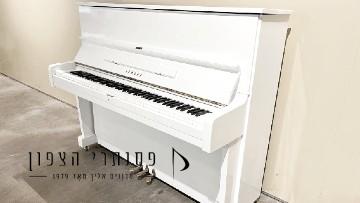 פסנתר יד שניה ימאהה U1 לבן
